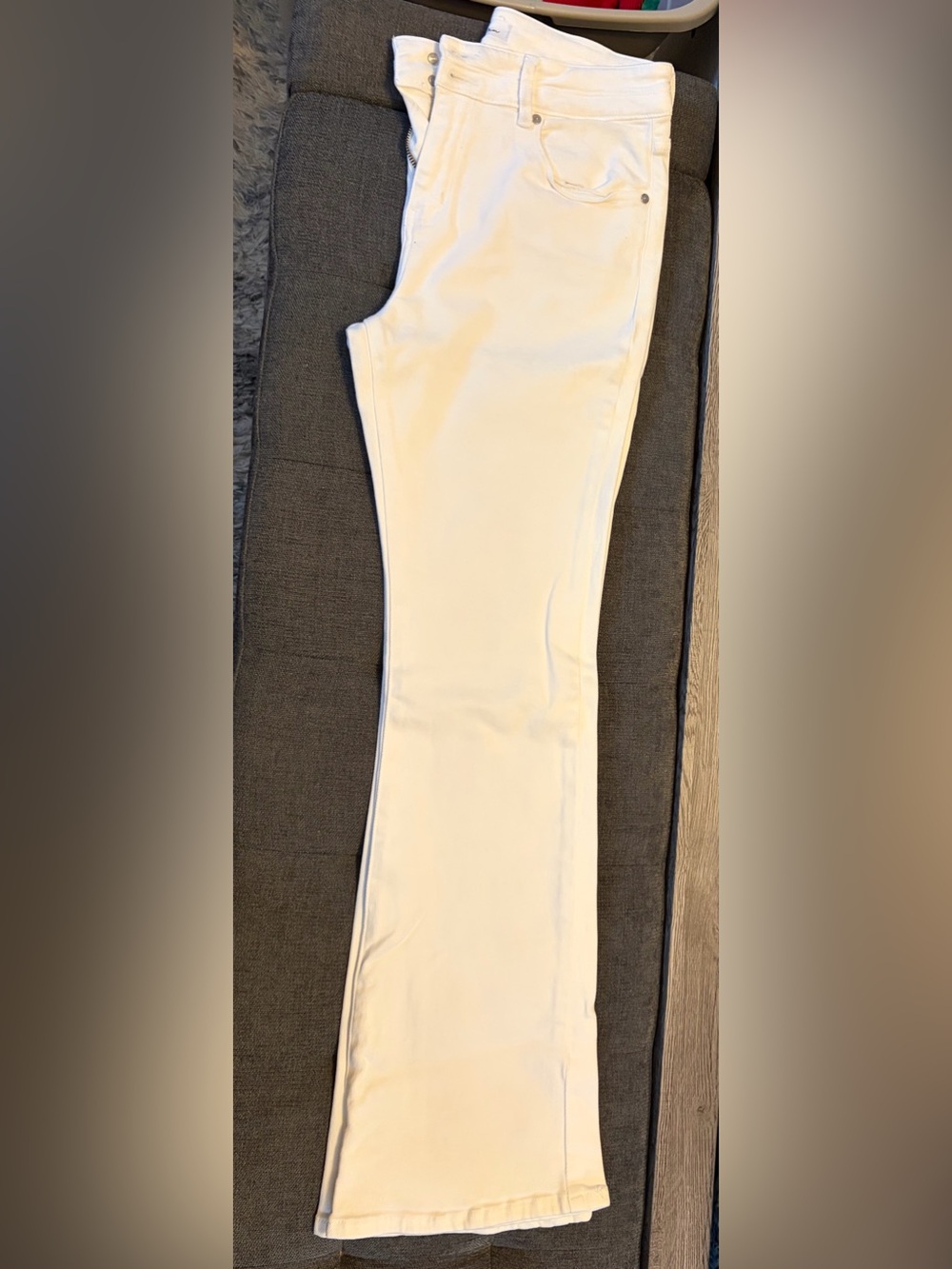 KanCan White Flare Jeans